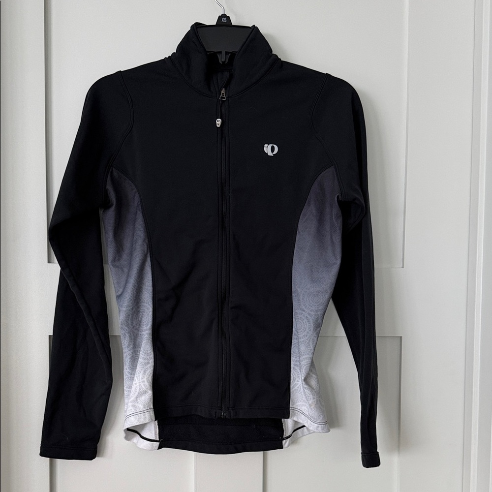 Pearl Izumi Black Jacket with Gray Fade Side Panels